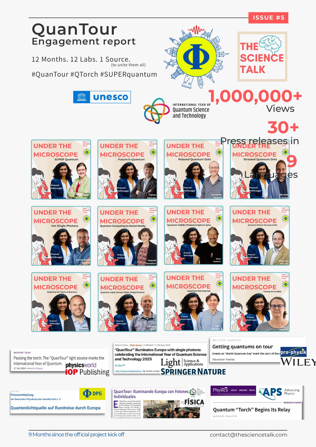 QuanTour Engagement Reports — page 2